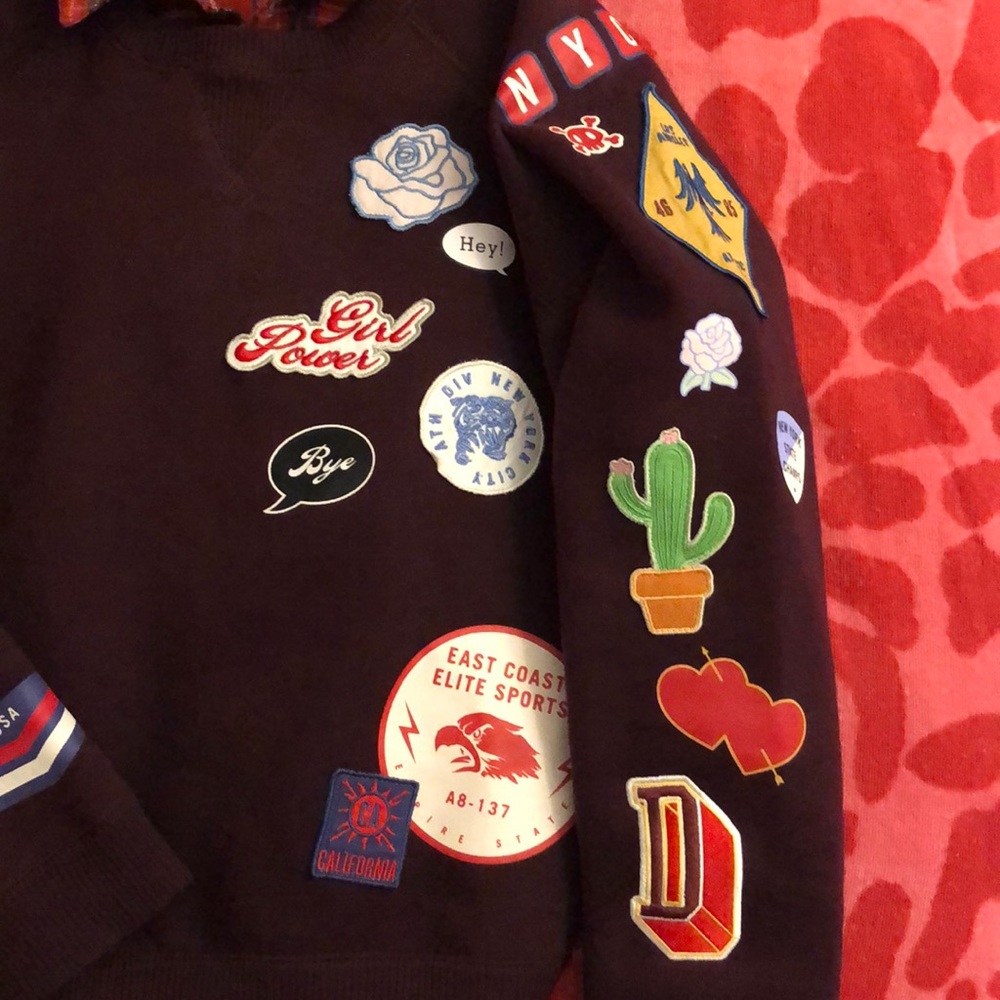 Aeropostale Patchwork Sweater - image 2